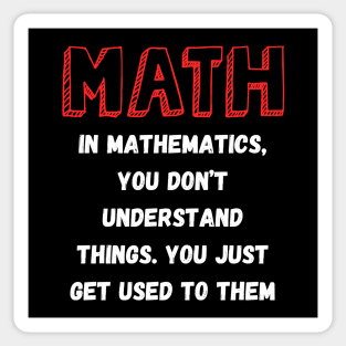 Funny Math fact Sticker